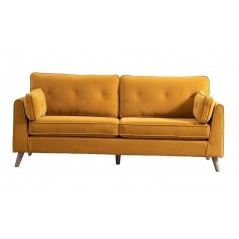 AM Zurich 3 Seater Ochre